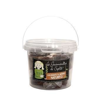 Petit seau caramels/chocolat 110 g