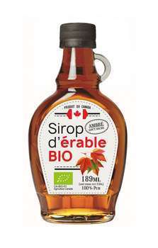 Sirop d'érable bio ambré premium 189ml