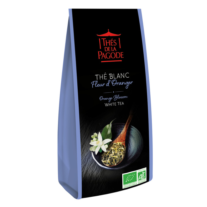Thé blanc fleur d'oranger bio 100g