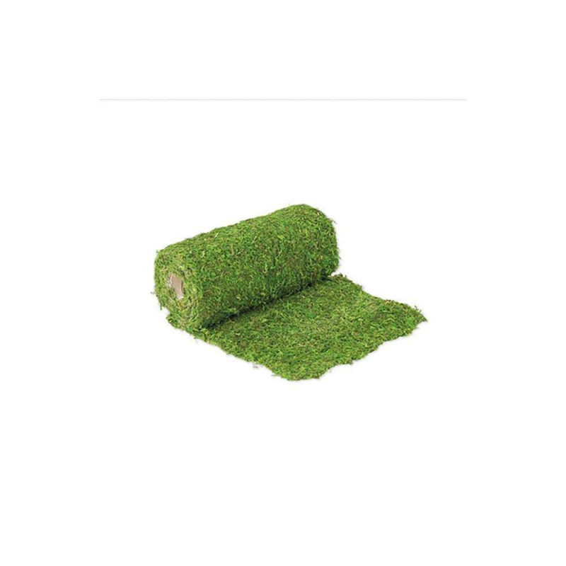 Chemin de table végétal en mousse naturelle 30cmx2