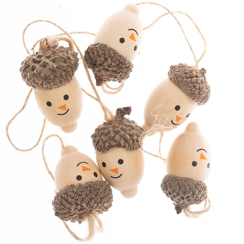 Décoration de Noël, Pendentif Bonhomme de neige en