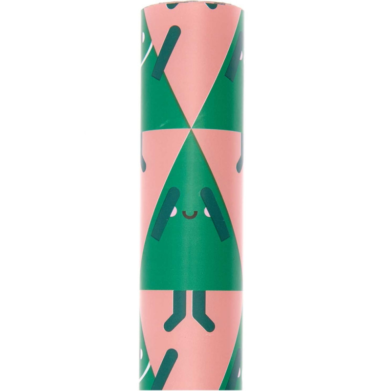 Papier cadeau de Noël avec motif Sapins 80g/m² - 2