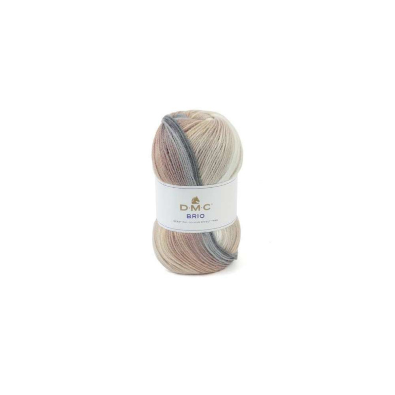 Pelote DMC Brio en laine et acrylique coloris mixt