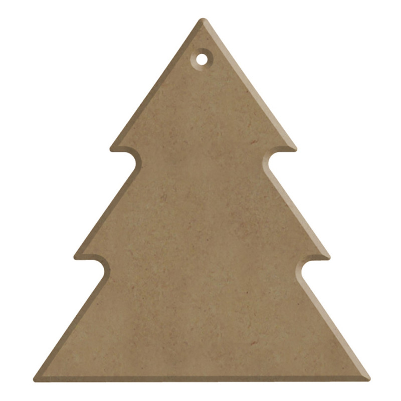 Décor Noël en bois à customiser : Petit sapin