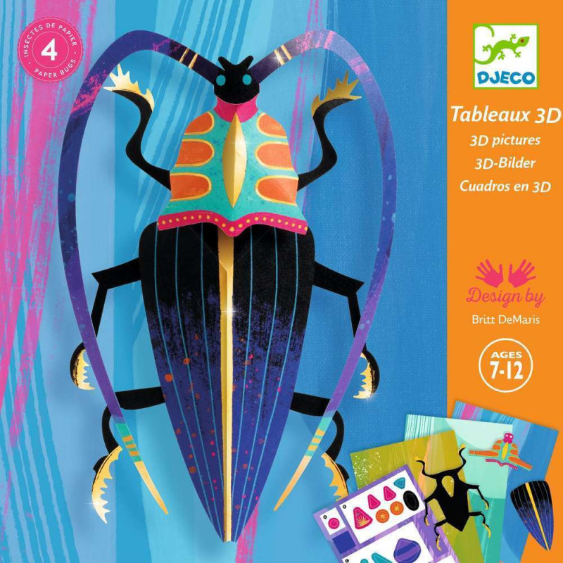Coffret créatif Paper bugs