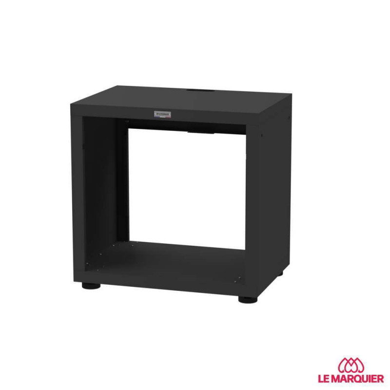 Module cuisine ext : acier, noir, 80x55x92cm