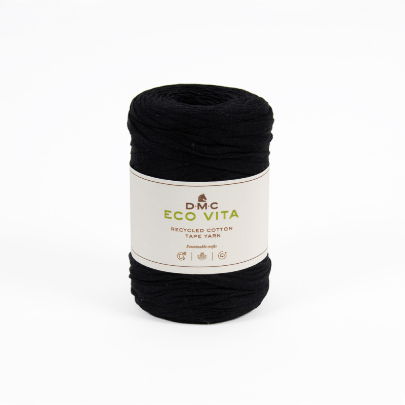 Fil Eco Vita Tape 250gr pour crochet et tricot, co