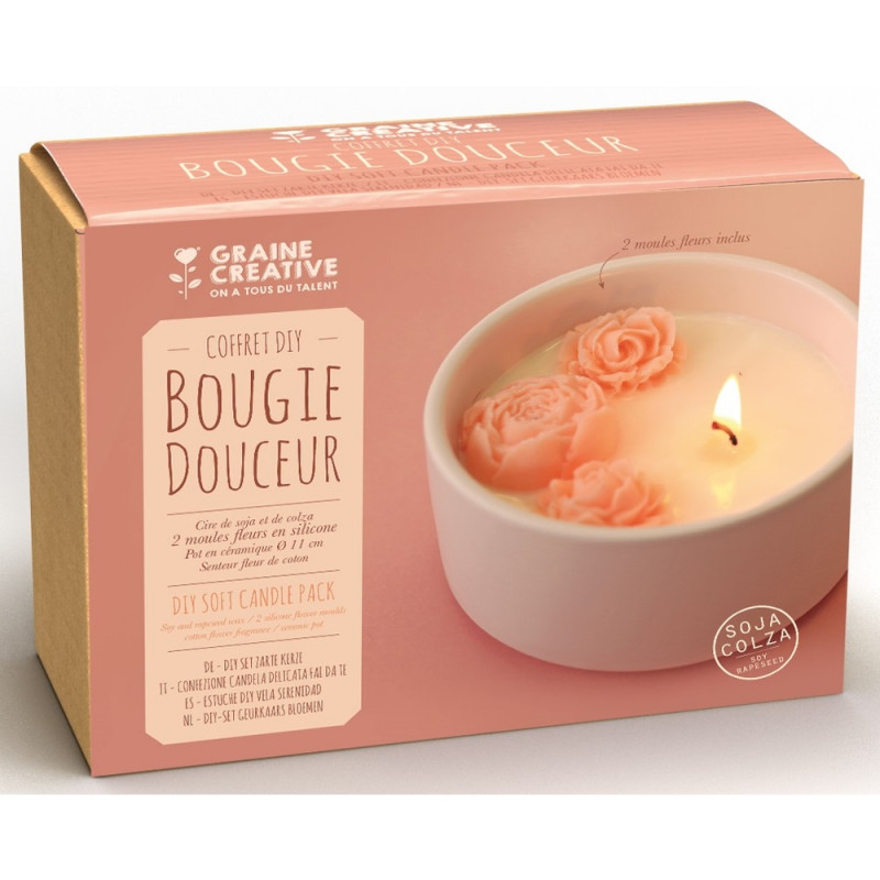 Kit complet DIY pour réalisation de bougies Douceu