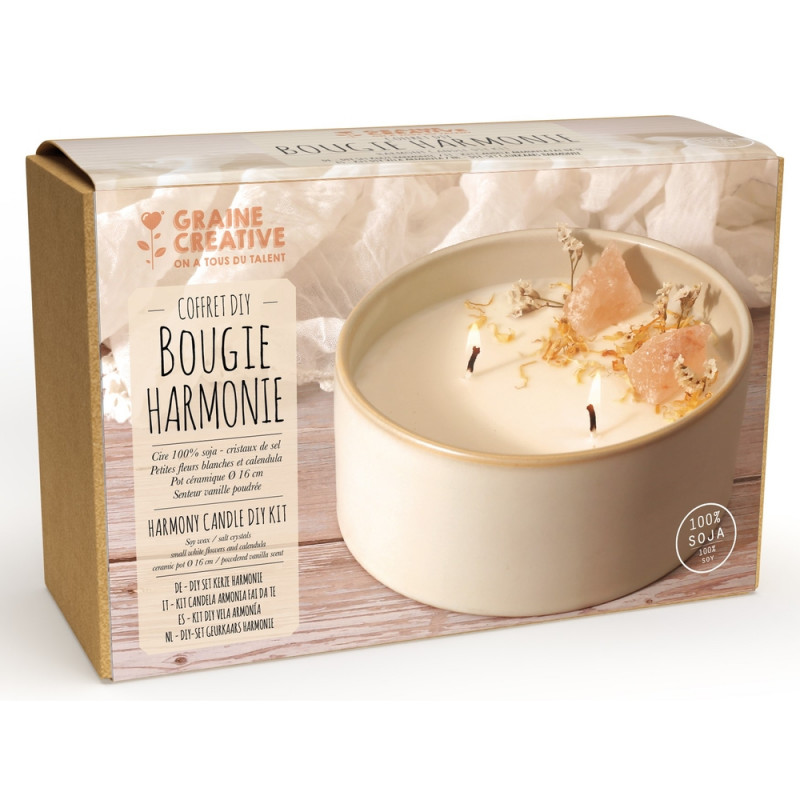 Kit complet DIY pour réalisation de bougies Harmon