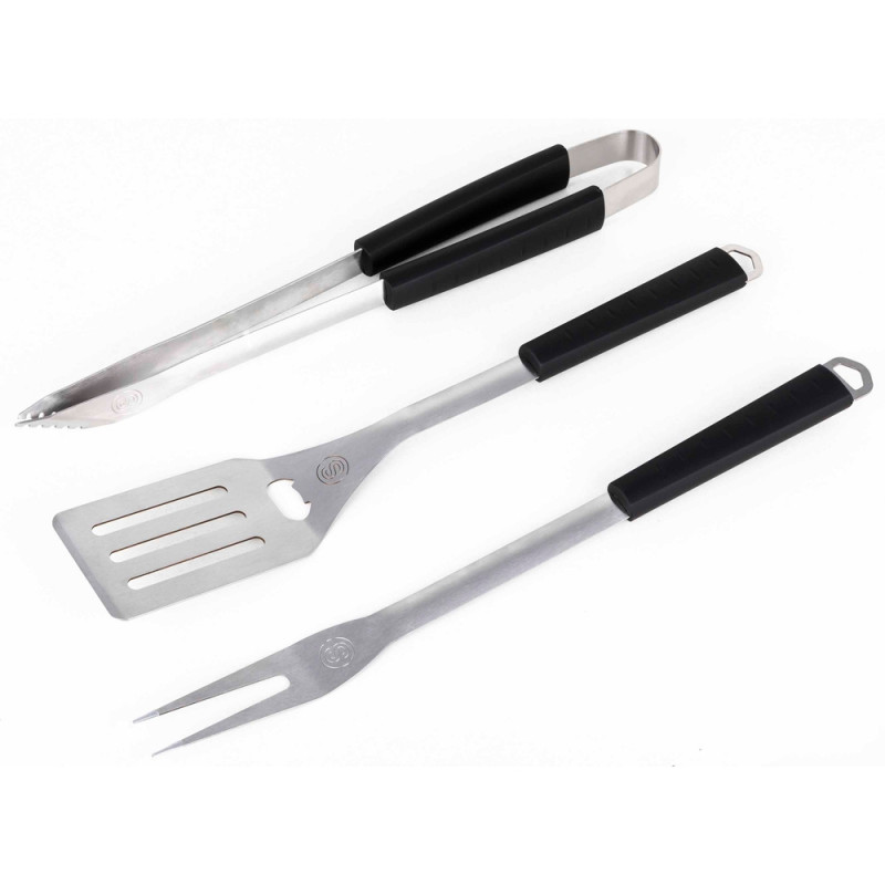 Lot de 3 accessoires barbecue-manches soft touch