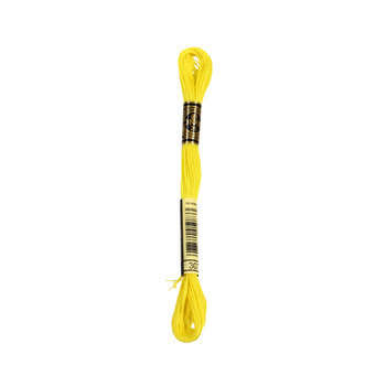 Echevette de coton mouliné spécial, 8m - Citron -