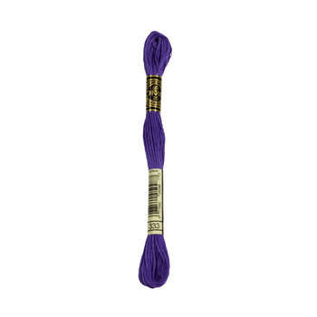 Echevette de coton mouliné spécial, 8m - Violet -