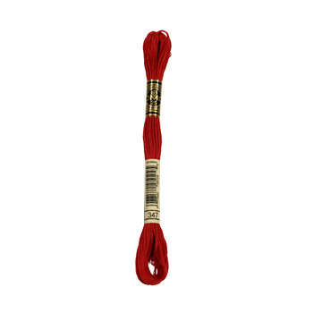 Echevette de coton mouliné spécial, 8m - Rouge égy