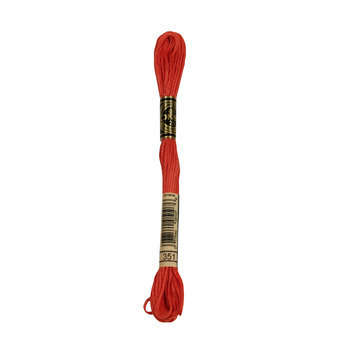 Echevette de coton mouliné spécial, 8m - Corail -