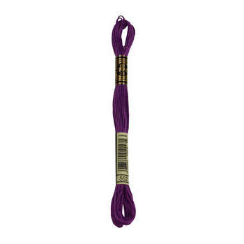 Echevette de coton mouliné spécial, 8m - Violette