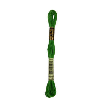 Echevette de coton mouliné spécial, 8m - Vert brin