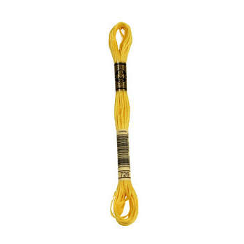Echevette de coton mouliné spécial, 8m - Jaune mim