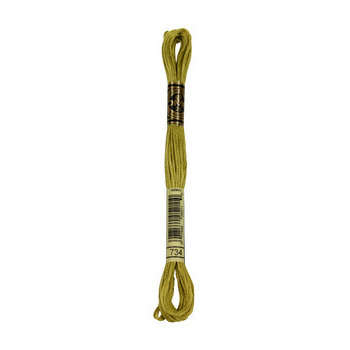 Echevette de coton mouliné spécial, 8m - Olive cas