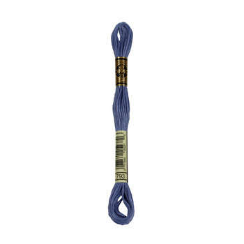 Echevette de coton mouliné spécial, 8m - Bleuet -
