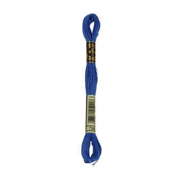 Echevette de coton mouliné spécial, 8m - Bleu de c