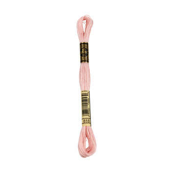 Echevette de coton mouliné spécial, 8m - Rose poud