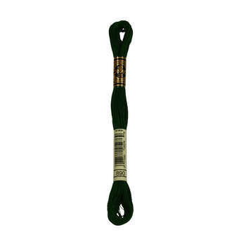 Echevette de coton mouliné spécial, 8m - Vert forê