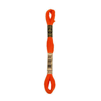 Echevette de coton mouliné spécial, 8m - Orange fl