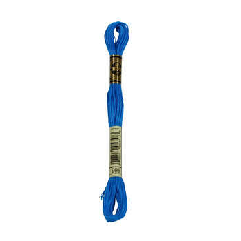 Echevette de coton mouliné spécial, 8m - Bleu cara