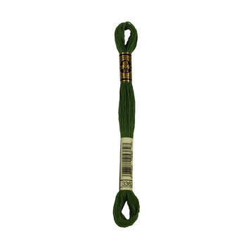 Echevette de coton mouliné spécial, 8m - Vert figu