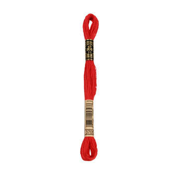 Echevette de coton mouliné spécial, 8m - Rouge cla