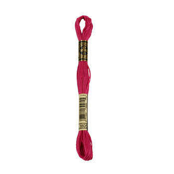 Echevette de coton mouliné spécial, 8m - Fuchsia -