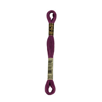 Echevette de coton mouliné spécial, 8m - Violet po