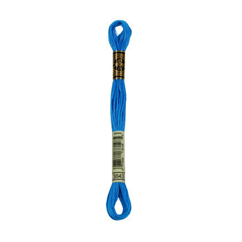 Echevette de coton mouliné spécial, 8m - Bleu pisc
