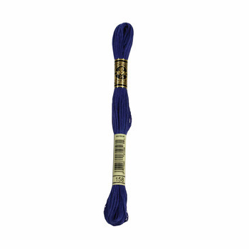 Echevette de coton mouliné spécial, 8m - Bleu outr