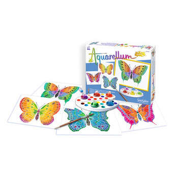Tableau à concevoir Aquarellum junior: papillons