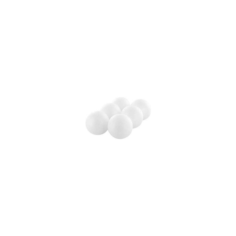 Set 6 boules styropor 5 cm