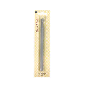 Crochet long 8mm, l.15cm