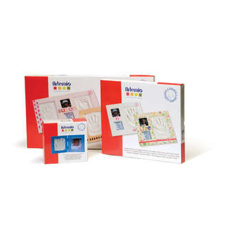 Kit empreinte : cadre carré, blanc