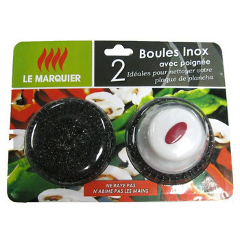 Boule de nettoyage avec poignée en laine dacier i