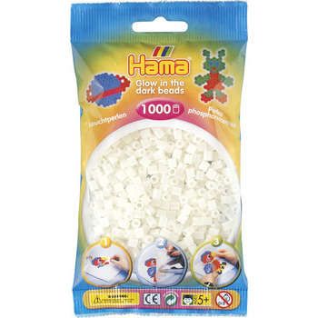 Sachet 1000 perles Midi: phosphorescente