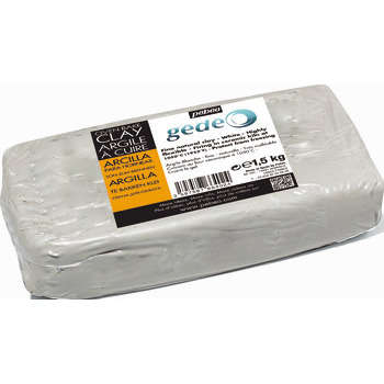 Argile à cuire blanche pain de 1,5kg 766402