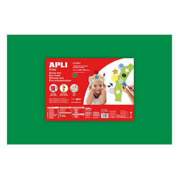 Feuille mousse : vert 400x600x2mm