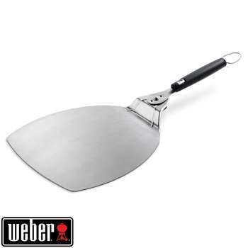 Pelle à pizza à poignée rabattable en inox