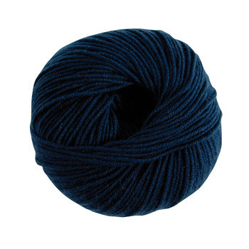 Pelote Wolly Merinos en laine coloris bleu foncé 0