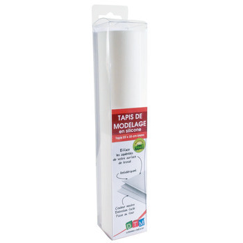 Tapis de modelage, en silicone 23x33cm