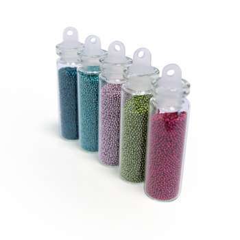 5 flacons microbilles  brillantes n°1  5x20g
