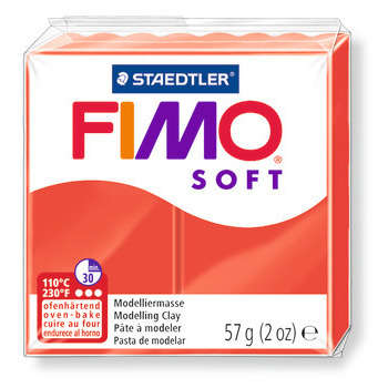 Pâte Fimo Soft, 57 g - Rouge indien