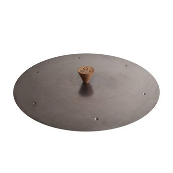 Étouffoir 100 en bois et acier noir - D. 60 cm