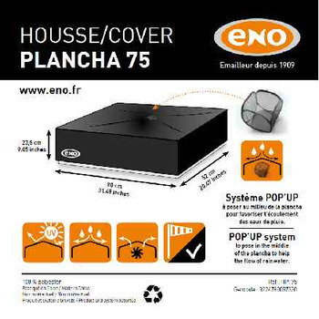 Housse plancha : polyester l.75cm