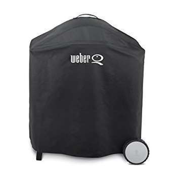 Housse premium pour barbecue en tissu noir